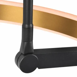 SLV Lampe sur pied LED One Bow FL, noir/laiton, acier| Lampadaires Led|Lampadaires