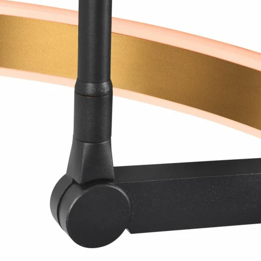 SLV Lampe sur pied LED One Bow FL, noir/laiton, acier| Lampadaires Led|Lampadaires