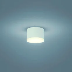 Helestra Spot en saillie LED Pala cylindrique, blanc| Plafonniers Led|Plafonniers