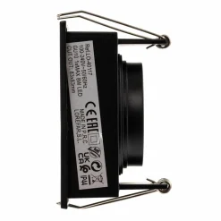 FARO BARCELONA Spot encastré Hyde 1 lampe angulaire IP44 noir| Spots Encastrés Led|Luminaires Led D'Intérieur