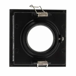 FARO BARCELONA Spot encastré Hyde 1 lampe angulaire IP44 noir| Spots Encastrés Led|Luminaires Led D'Intérieur