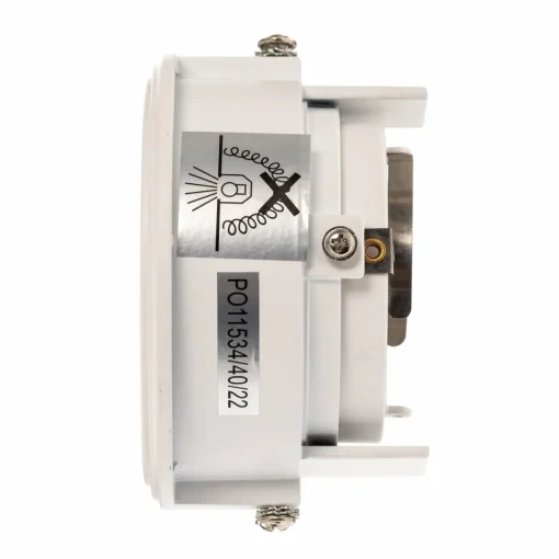 FARO BARCELONA Spot encastré Hyde 1 lampe rond inclinable blanc| Spots Encastrés Led|Luminaires Led D'Intérieur