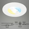 Briloner Spot encastré LED 7605 IP44 x3 CTS blanc| Spots Encastrés Led|Luminaires Led D'Intérieur