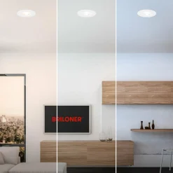 Briloner Spot encastré LED 7605 IP44 x3 CTS blanc| Spots Encastrés Led|Luminaires Led D'Intérieur