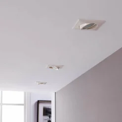 Lindby Spot encastré LED Andrej angulaire blanc, lot de 3| Spots Encastrés Led|Luminaires Led D'Intérieur