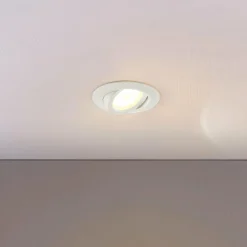 Lindby Spot encastré LED Andrej, rond, blanc crème| Spots Encastrés Led|Luminaires Led D'Intérieur