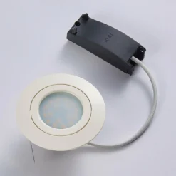 Lindby Spot encastré LED Andrej, rond, blanc crème| Spots Encastrés Led|Luminaires Led D'Intérieur