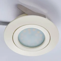 Lindby Spot encastré LED Andrej, rond, blanc crème| Spots Encastrés Led|Luminaires Led D'Intérieur