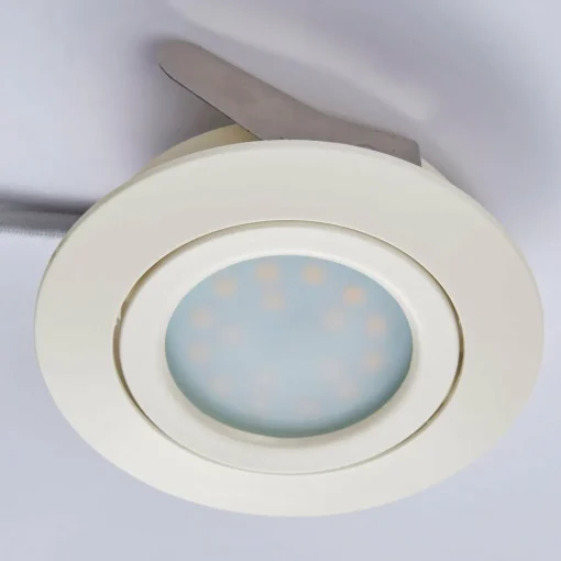 Lindby Spot encastré LED Andrej, rond, blanc crème| Spots Encastrés Led|Luminaires Led D'Intérieur