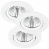 Nordlux Spot encastré LED Freemont 2 700 K par 3, blanc| Spots Encastrés Led|Luminaires Led D'Intérieur