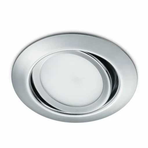 Trio Lighting Spot encastré LED Rila rond en chromé| Spots Encastrés Led|Luminaires Led D'Intérieur