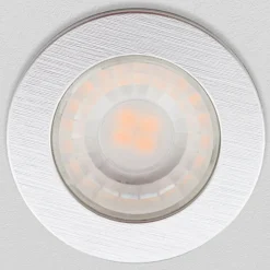 ORION Spot encastré meuble LED Artist lot de 3 argenté| Luminaires Led D'Intérieur