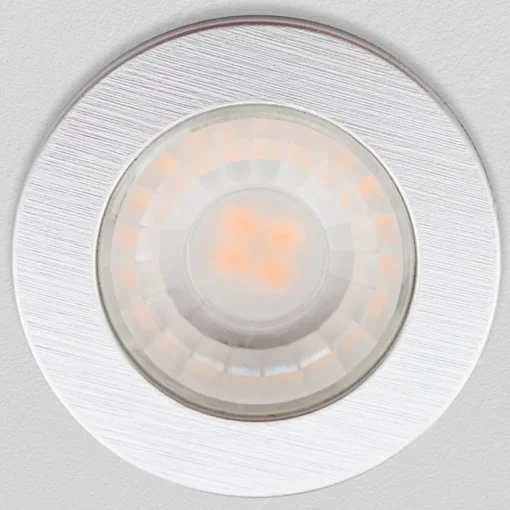 ORION Spot encastré meuble LED Artist lot de 3 argenté| Luminaires Led D'Intérieur