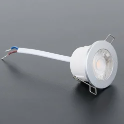 ORION Spot encastré meuble LED Artist lot de 3 argenté| Luminaires Led D'Intérieur