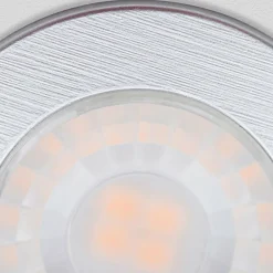 ORION Spot encastré meuble LED Artist lot de 3 argenté| Luminaires Led D'Intérieur