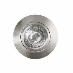 Heitronic Spot encastrable LED DL6809, rond, nickel| Spots Encastrés Led|Luminaires Led D'Intérieur