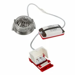 Heitronic Spot encastrable LED DL6809, rond, nickel| Spots Encastrés Led|Luminaires Led D'Intérieur