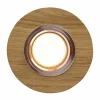 BRITOP Spot encastrable Sirion, rond, Ø 10 cm, bois de chêne, GU10| Spots Encastrés Led|Luminaires Led D'Intérieur