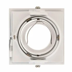 FARO BARCELONA Spot Hyde 1 lampe angulaire inclinable blanc| Spots Encastrés Led|Luminaires Led D'Intérieur