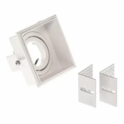 FARO BARCELONA Spot Hyde 1 lampe angulaire inclinable blanc| Spots Encastrés Led|Luminaires Led D'Intérieur