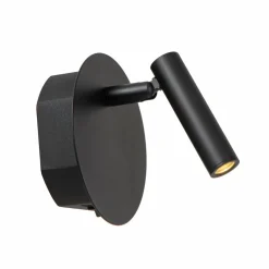 Lucide Spot mural LED rechargeable Jolijn, noir, Ø 10,2 cm, aimant| Appliques Murales Led|Appliques Murales