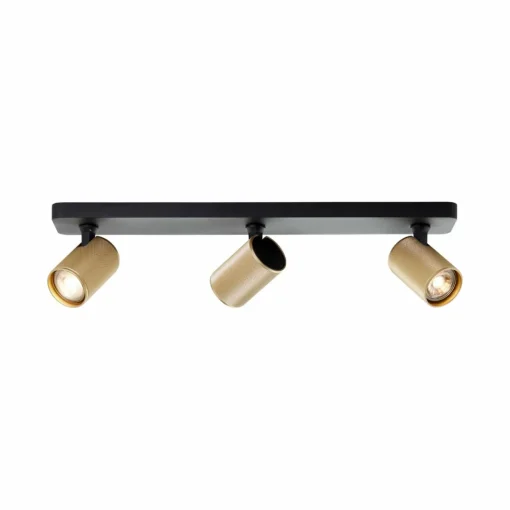 Brilliant Spot mural Marty sable/or/noir à 3 lampes| Spots Et Projecteurs Led|Spots