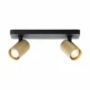 Brilliant Spot mural Marty sable/or/noir à 2 lampes| Spots Et Projecteurs Led|Spots