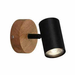Briloner Spot mural Muritz, base en bois| Spots Et Projecteurs Led|Spots