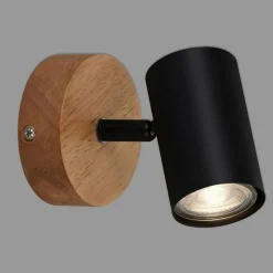 Briloner Spot mural Muritz, base en bois| Spots Et Projecteurs Led|Spots