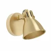 EGLO Spot mural Seras, laiton brossé or, 1 lampe| Spots Et Projecteurs Led|Spots