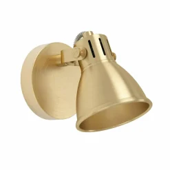 EGLO Spot mural Seras, laiton brossé or, 1 lampe| Spots Et Projecteurs Led|Spots