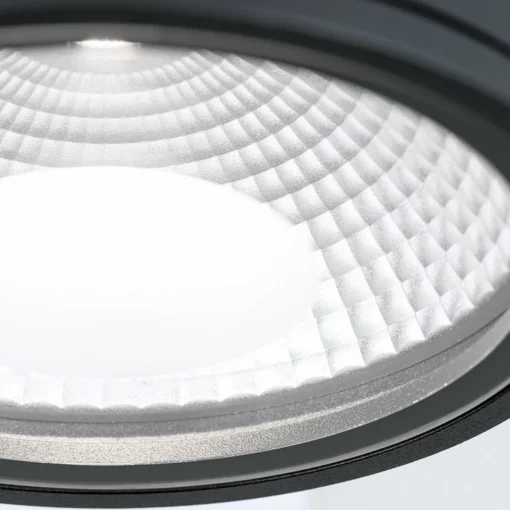 ORION Spot plafond LED Sputnik IP65 Ø 14,5 cm noir| Spots Et Projecteurs Led|Spots