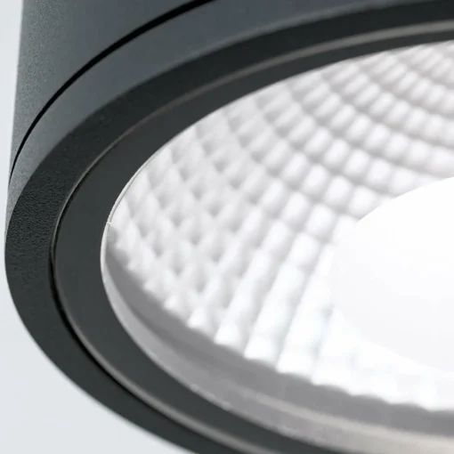 ORION Spot plafond LED Sputnik IP65 Ø 14,5 cm noir| Spots Et Projecteurs Led|Spots