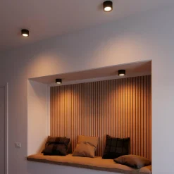 Nordlux Spot pour plafond LED Landon Smart, noir, hauteur 8,2 cm| Spots Et Projecteurs Led|Spots