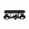Steinhauer Spot pour plafond LED Quatro, à 3 lampes, noir| Plafonniers Led|Plafonniers