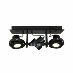 Steinhauer Spot pour plafond LED Quatro, à 3 lampes, noir| Plafonniers Led|Plafonniers