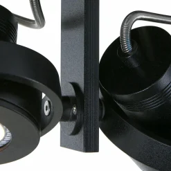 Steinhauer Spot pour plafond LED Quatro, à 3 lampes, noir| Plafonniers Led|Plafonniers
