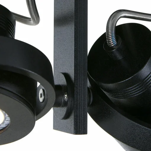 Steinhauer Spot pour plafond LED Quatro, à 3 lampes, noir| Plafonniers Led|Plafonniers