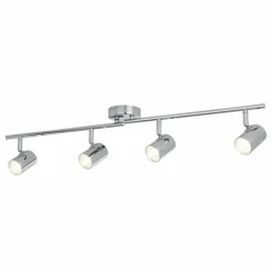 Searchlight Spot pour plafond LED Rollo, à 4 lampes, chromé| Spots Et Projecteurs Led|Spots