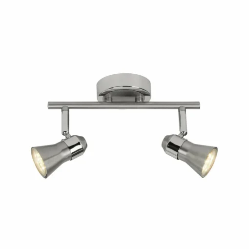 Brilliant Spot pour plafond LED Sanny, fer/chrome, largeur 31,5 cm Métal| Spots Et Projecteurs Led|Spots