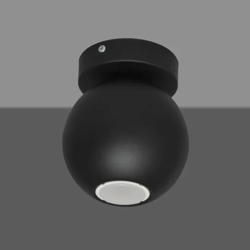 HELAM Spot pour plafond Midnight entièrement noir à 1 lampe fixe| Spots Et Projecteurs Led|Spots