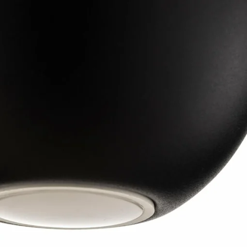 HELAM Spot pour plafond Midnight entièrement noir à 1 lampe fixe| Spots Et Projecteurs Led|Spots