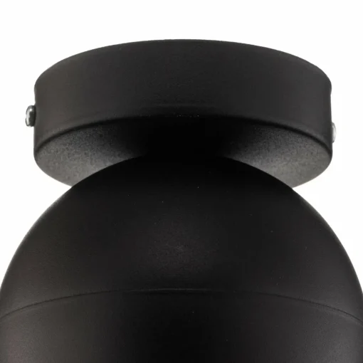 HELAM Spot pour plafond Midnight entièrement noir à 1 lampe fixe| Spots Et Projecteurs Led|Spots