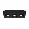 Lucide Spot pour plafond Xirax, à 3 lampes, noir| Spots Et Projecteurs Led|Spots