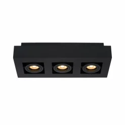 Lucide Spot pour plafond Xirax, à 3 lampes, noir| Spots Et Projecteurs Led|Spots