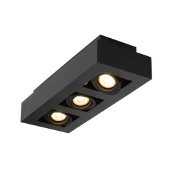 Lucide Spot pour plafond Xirax, à 3 lampes, noir| Spots Et Projecteurs Led|Spots