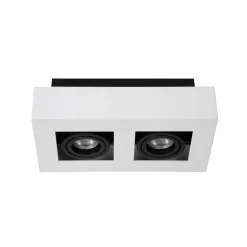 Lucide Spot pour plafond Xirax, à 2 lampes, blanc| Spots Et Projecteurs Led|Spots