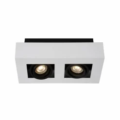 Lucide Spot pour plafond Xirax, à 2 lampes, blanc| Spots Et Projecteurs Led|Spots