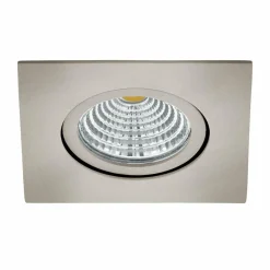 EGLO Spot Saliceto angulaire pivotant 2 700K nickel| Spots Encastrés Led|Luminaires Led D'Intérieur