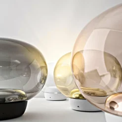 Stilnovo La Mariée lampe LED transparente/blanche| Lampes À Poser Led|Lampes À Poser Et Lampes De Table